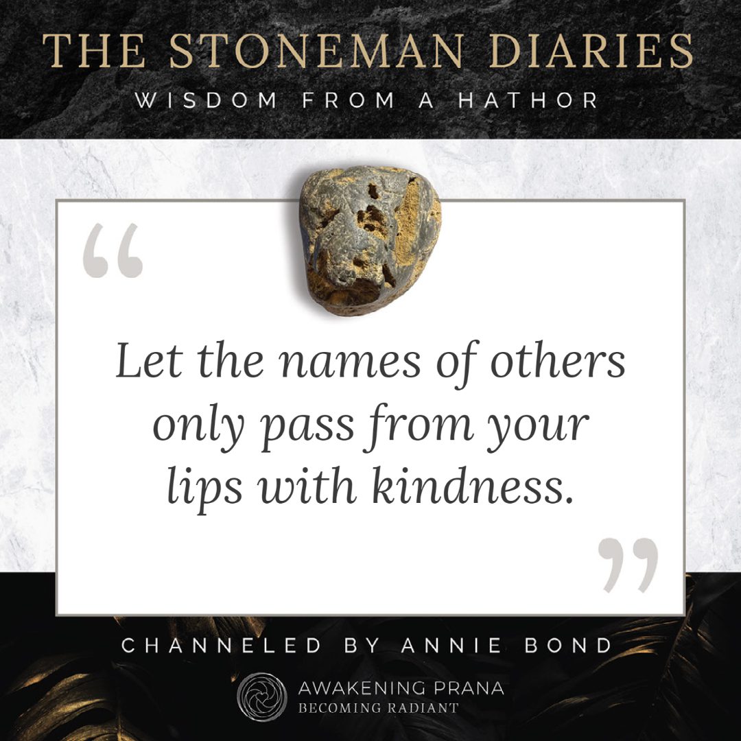 The Stoneman Diaries Wisdom From a Hathor